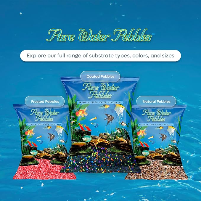Lasernite Glo Aquarium Gravel - 5 lbs - Non-Toxic, Colorfast, Vibrant Substrate for Aquariums, Terrariums, Ponds & Crafts