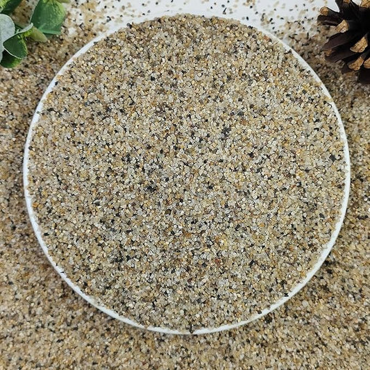 YISZM 5lbs Aquarium Gravel, 1/16"(0.6-1.2mm) Natural River Rocks Succulent Cactus Pea Gravel for Plants, Fish Tank, Decorative Pebbles for Gardening, Flower Pots, Vase Fillers, Landscaping