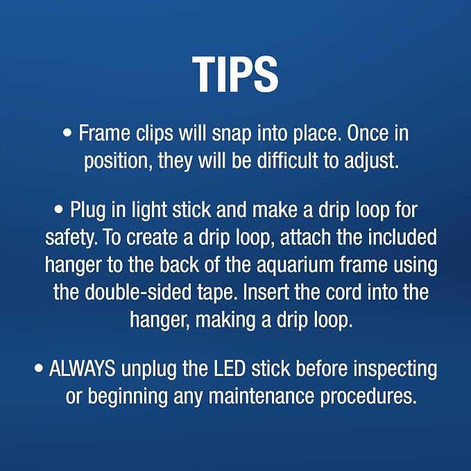 Tetra LED Aquarium Hood 20 in x 10 in, Low-Profile Fish Tank Cover | With Hidden Lighting