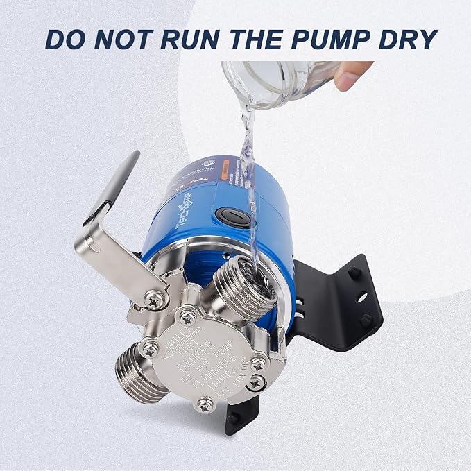 TecHome Water Pump Water Transfer Pump, 115V Electric Garden Hose Pump. | 1/10HP 330GPH , with Suction Hose Kit.