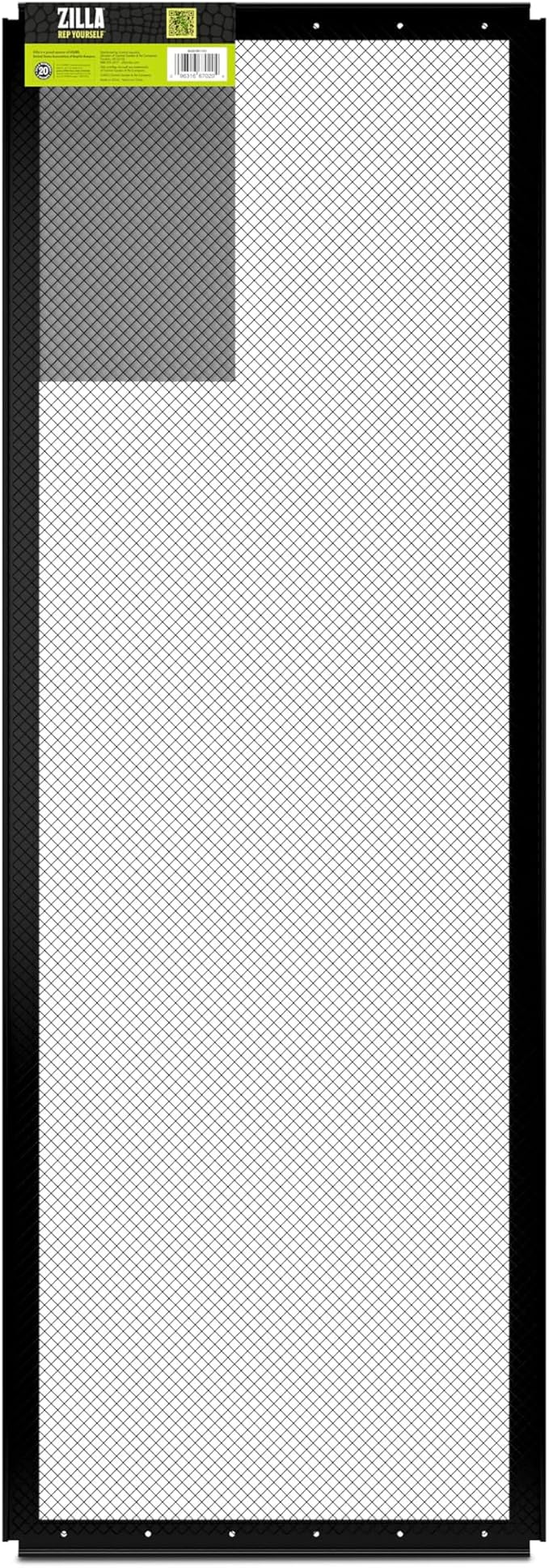Zilla Fresh Air Screen Cover, Secure and Durable Metal Mesh Cover for Reptile Terrariums, 36 x 12 inches