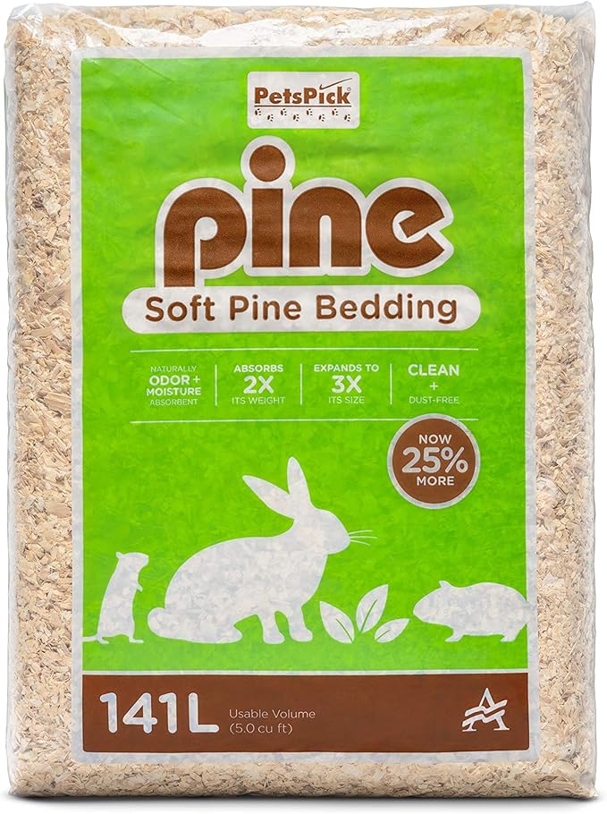 PETSPICK Pine Small Pet Bedding, 141L