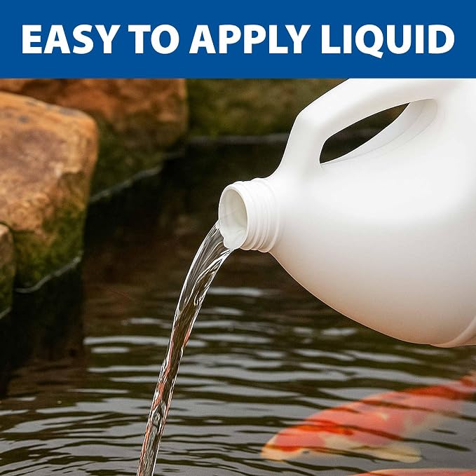 The Pond Guy LiquidClear Beneficial Bacteria Pond Cleaner, 32 Ounce | Reduces cloudy water in outdoor water gardens and small ponds and is fish and plant safe