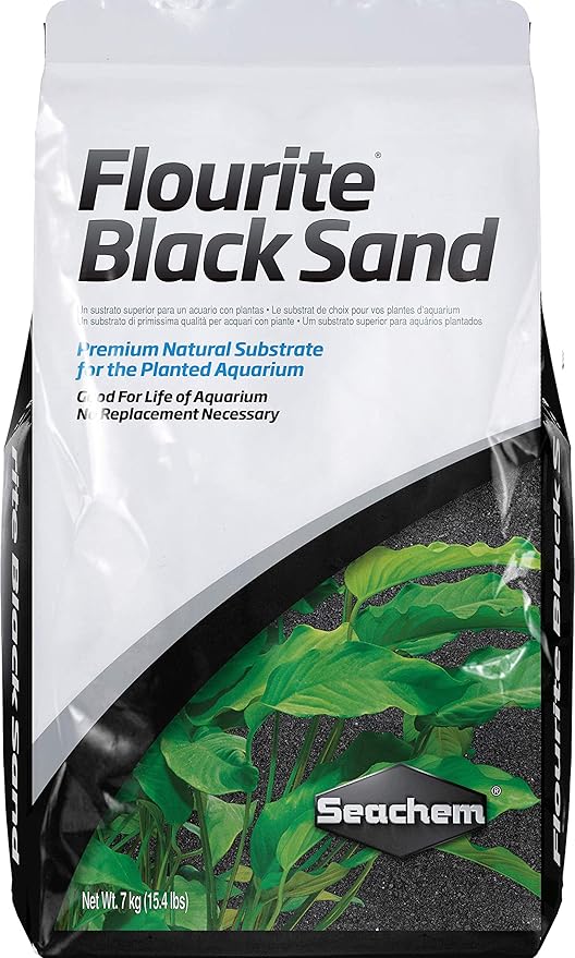 Flourite Black Sand, 15.4 Pound (Pack of 1)