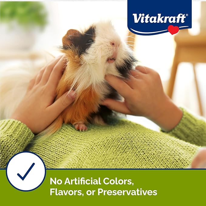 Vitakraft Drops with Orange Flavor Guinea Pig Treats 5.3 oz Bag Delicious Yogurt Enriched Snacks with Vitamin C Essential Nutrients and Wholesome Nourishment for Small Pets,(Pack of 2)