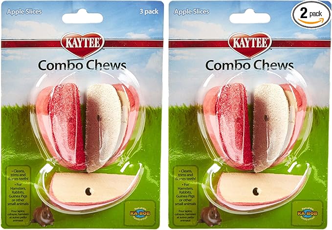 Kaytee Combo Chews Apple Slices, 6-Pack