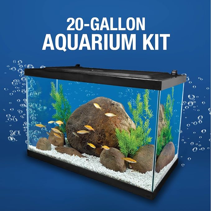Tetra 20 Gallon Aquarium Kit LED Lighting, Filter & Heater