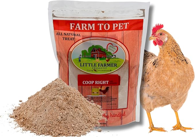 Coop-Right Chicken Coop Natural Poultry Dust Bath Nest Freshener Odor Eliminator | Redmond Clay, Earth Powder, Rosemary | 3 lb…