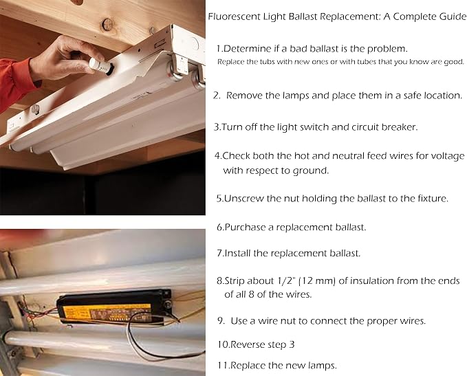 Flyercatch 18inch F15T8-D Daylight 15W Fluorescent Bulb,18'' F15T8/DL 6500K Bright White Lighting, T8 Linear Preheat Lamps, Full Spectrum for Aquarium Fish Tank, Plant Lighting