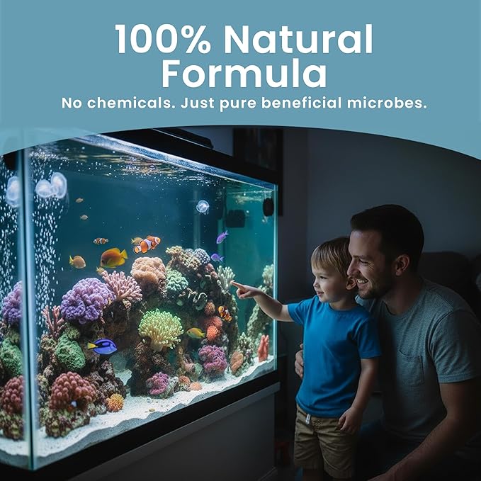 MICROBE-LIFT Special Blend Aquarium Water Care Treatment, Cleaner & Clarifier for Fresh and Saltwater Fish Tanks, Reduces Maintenance & Helps with Aquarium Algae Control and Odor, 4 Ounces (SBH04)