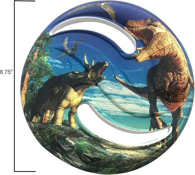 Aeromax Dino Saucer Foam Flying Disc 2 Pack (FD-C)