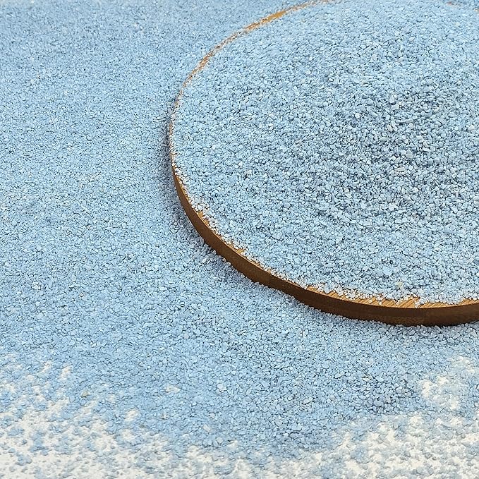 FANTIAN 10 lbs Blue Sand Aquarium Substrate, 0.4-0.8 mm Decorative Sand for Aquarium, Fish Tank, Paintings, Candle, Vase, Wedding Ceremony, Arts Crafts and Bowl Fillers