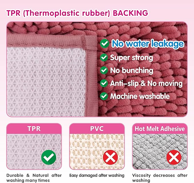 Guinea Pig Cage Liner Bedding 2 PCS, Washable Guinea Pig Bed Mat, Extra Absorbent Rabbit Pee Pad Reusable, Non-Slip Fleece Blanket for Bunny and Small Animal Cage Accessories (Pink, 24"x16")