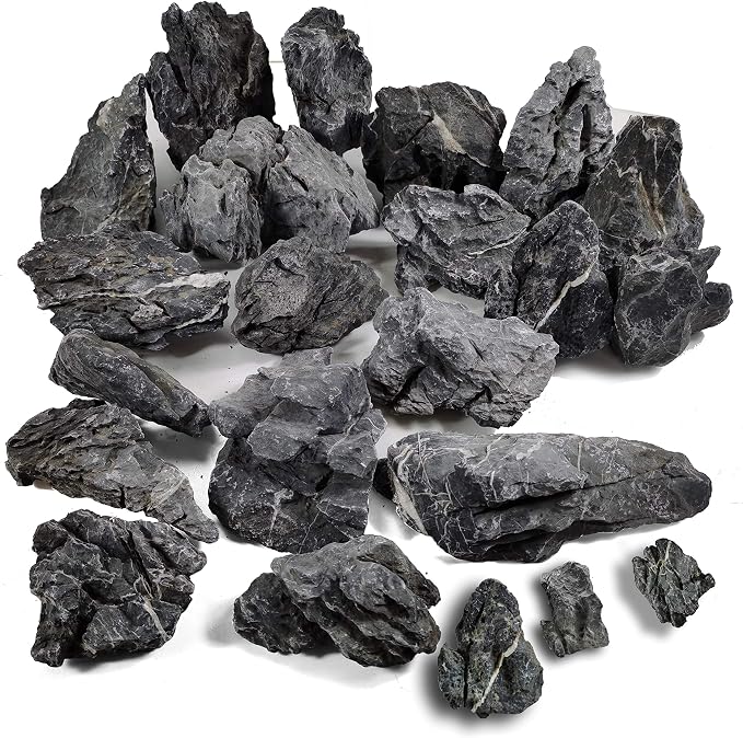 Voulosimi 44 lb Seiryu Rock Stone for Aquariums, Landscaping Model,Tank Decoration