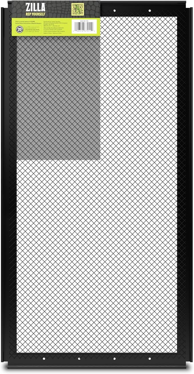Zilla Reptile Terrarium Covers Fresh Air Screen, 20x10-inch (Pack of 2)