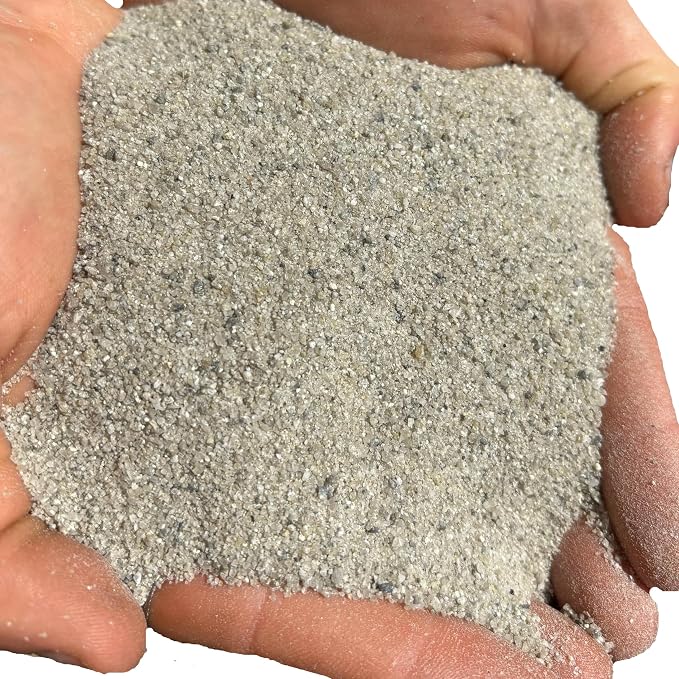 Fine Silica Horticultural Sand, Made in USA – Washed Potting Sand for Succulents, Cactus & Bonsai | Soil Amendment for Terrariums, Aquariums & Indoor Plants | Top Dressing (1 Quart, 3 lbs)