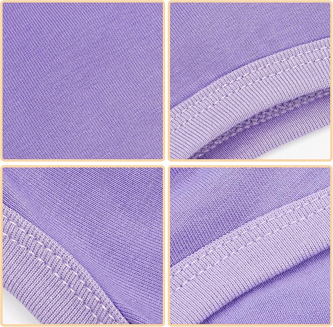 Personality Canine Attire: Soft, Lightweight Cotton Dog Clothes with 'The Dog Face' Print. Small and Medium Breeds, Perfect for Everyday Wear, Comfortable and Breathable Dog Shirt Purple 4XL