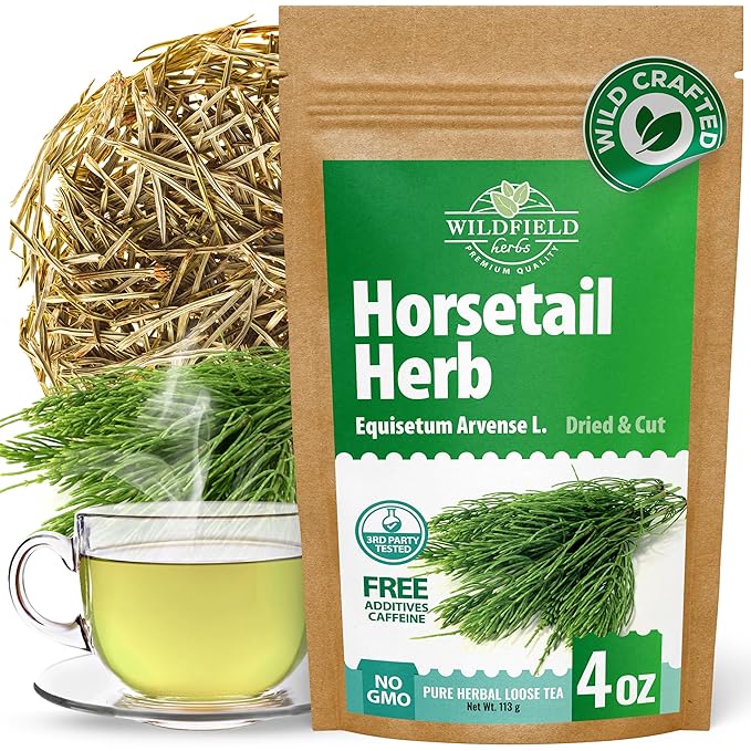 4 oz. Horsetail Herb Horsetail Tea Cola De Caballo Hierba Horse Tail (Equisetum Arvense) - 113g Herb Tea Horse Tail
