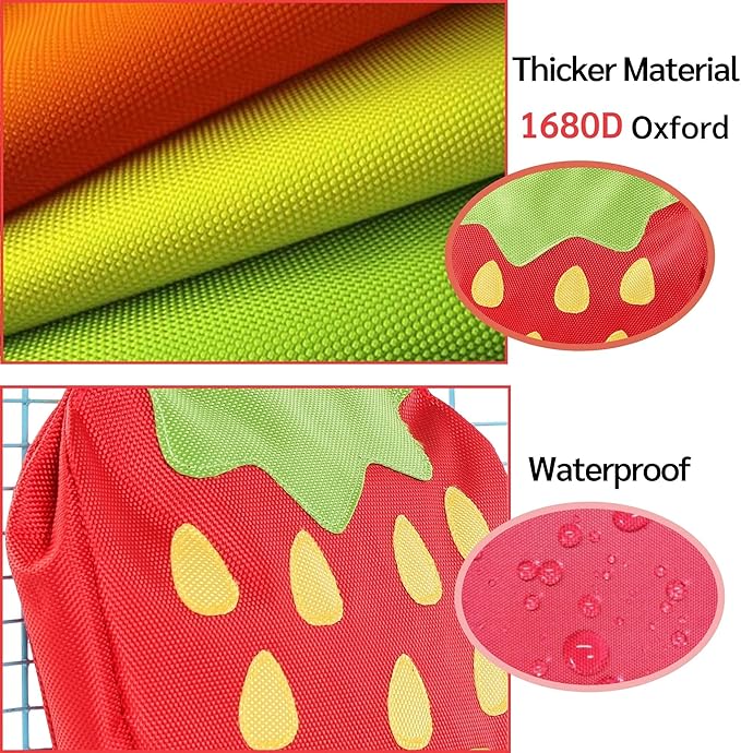 JanYoo Rabbit Hay Feeder Bag for Cage Guinea Pig Timothy Hay Dispenser Storage Manger Hanging Large Less Waste for Bunny