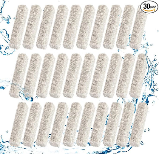 30 Count Ammonia Reducer Filter Pads for Aqueon - Replacement Filter Cartridges Small for Aqueon QuietFlow LED PRO Model 20 and 75