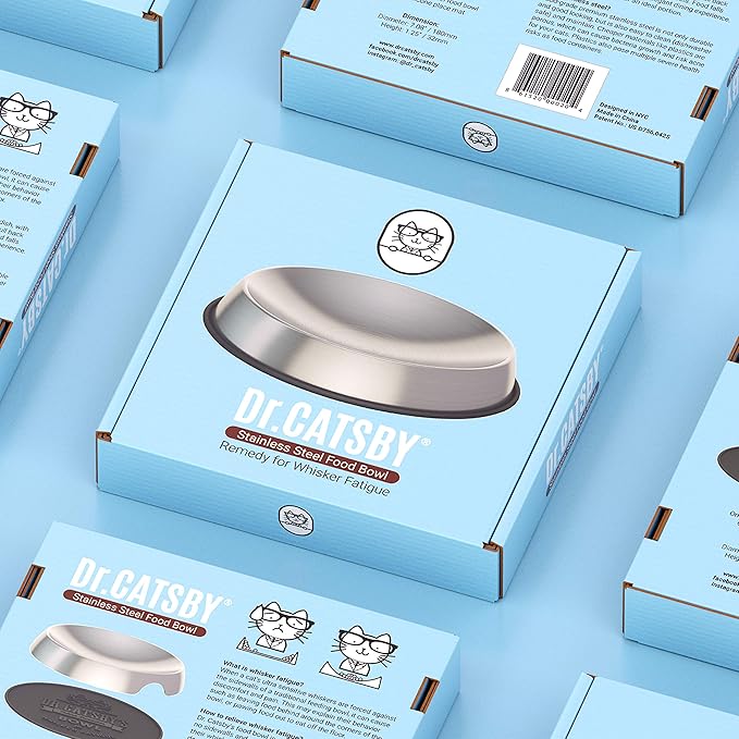 Dr. Catsby's Food Bowl for Whisker Relief