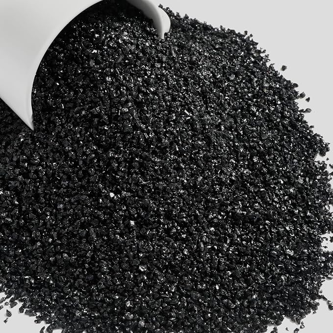 Boniosz 2.4lb Succulents and Cactus Black Sand, Décor & Additive Tiny Stones,DIY Rocks Gravel for Bonsai, Fairy Gardening, Terrarium, Vases Fillers