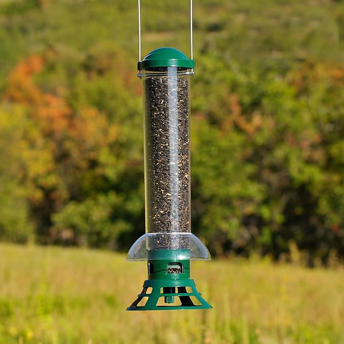 Perky-Pet 5141-2 Squirrel Slammer Wild Bird Feeder , Green