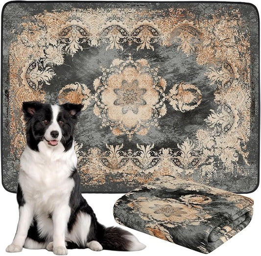 Dogcator Washable Pee Pads for Dogs, Reusable Dog Training Pads. 54''x72'' Super Absorbent Dog Rugs, Non-Slip and Leakproof Washable Pee Mat for Dogs, Large Whelping Pads for Crates and Floors