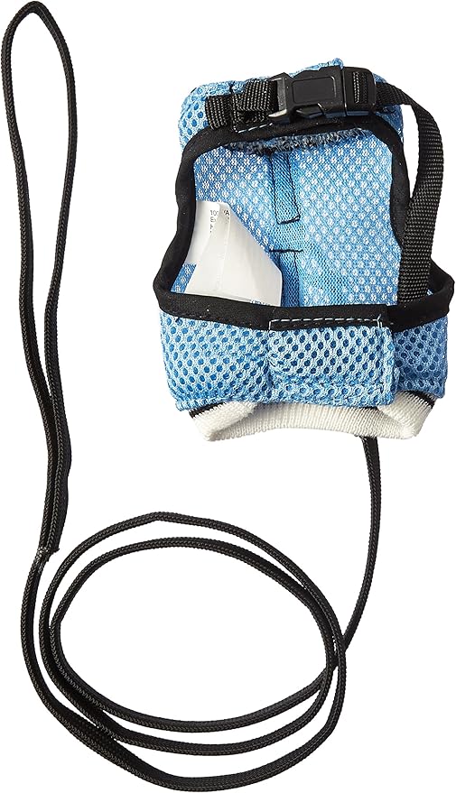 Ware Manufacturing Nylon Walk-N-Vest Pet Harness and Leash for Small Pets, Medium - Colors May Vary