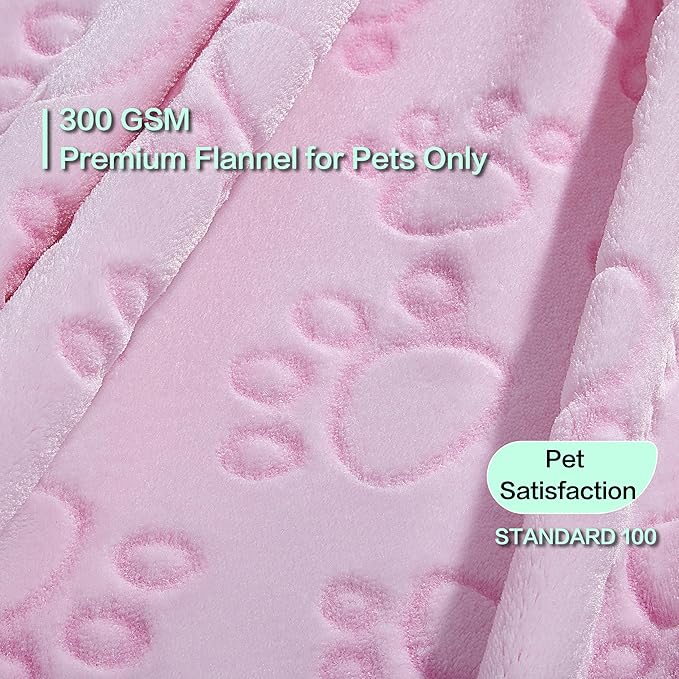 Premium Soft Dog Blankets for Large Dogs, Large Cat Blanket Calming Washable for Bed Couch Protection Cover, Dog Essentials for Dog, 66 * 82 inches, Pink