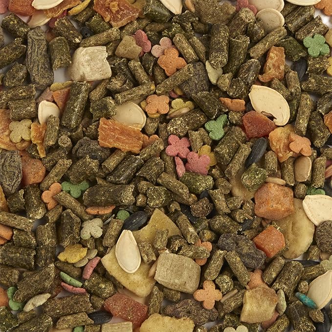 F.M. Brown's Tropical Carnival, Natural Guinea Pig Food, Vitamin-Nutrient Fortified Daily Diet with Vitamin C and High Fiber Alfalfa and Timothy Hay Pellets for Optimum Digestion, 4 lb