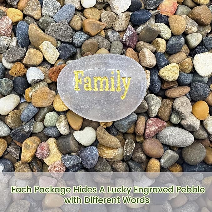5LB Natural Aquarium Gravel, Small River Rocks for Fish Tank, Garden & Vase Decor - 1/4 Inch Pea Gravel, 4-8mm Polished Stones for Landscaping, Potted Plants, Terrarium