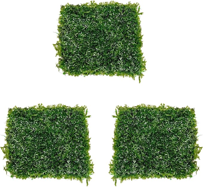 Live Aquarium Plants on Driftwood, Lava Rock, Moss, Fiber Mat - Freshwater Fish Tanks - Easy, Beginner Friendly (Mini Pellia on Stainless Steel Mesh, 3 Pack)