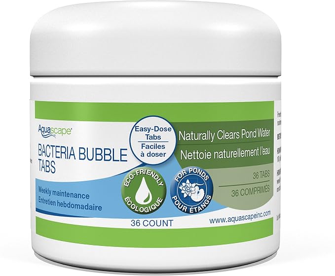 Aquascape 98951 Beneficial Bacteria Bubble Tabs for Pond and Water Features, 36-Count