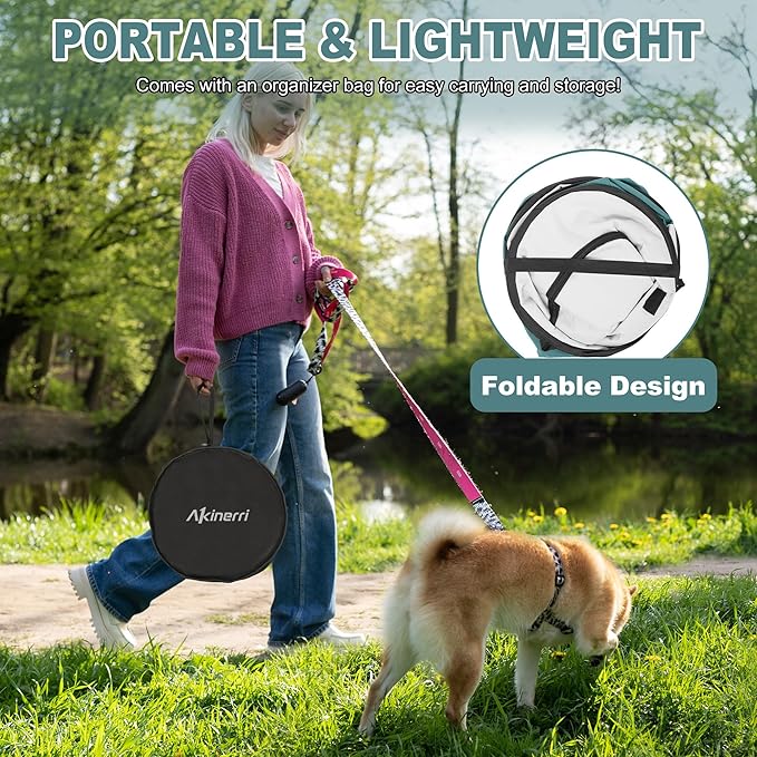 Dog Playpen - Foldable Cat Play Pens for Pubby,Kitten, Rabbit,Portable Pet Tent with Carring Bag for Indoor/Outdoor Travel Camping Blue X-Large