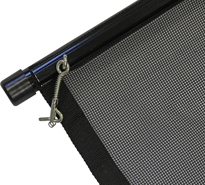 WaterWarden Safety Fence for Inground Pool 5’ x 24’ ft, Guards Children and Pets, UL Certified to ASTM F2288, 5 Foot Tall Removable Protection Barrier, Hardware Included, 2 Sets of 5'x12', Black