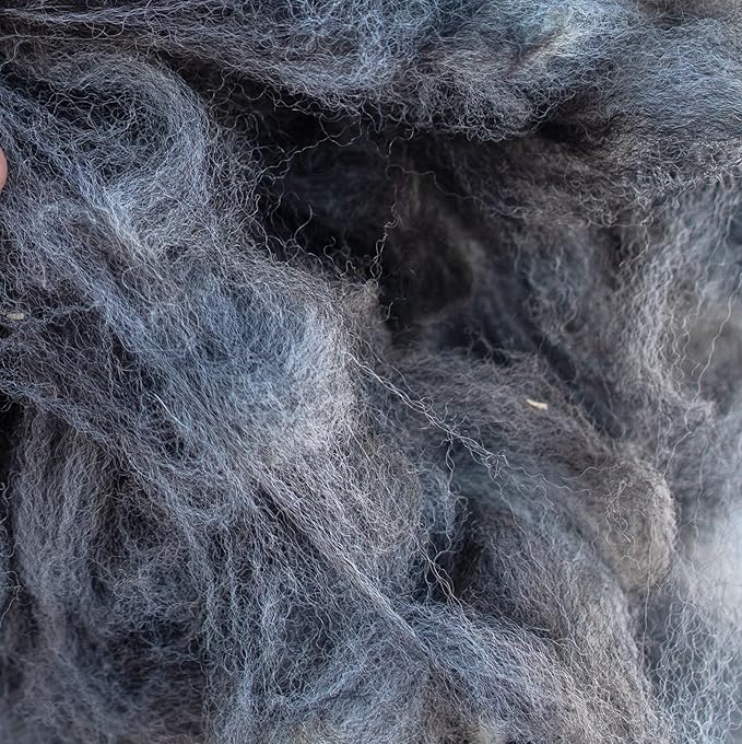 Alpaca Fleece Bird Nesting Material – 8oz Natural Nest Refills | 100% Alpaca Wool for Birds | Soft, Chemical-Free Nesting Fiber for Wild Birds | Eco-Friendly Bird Nest Filler