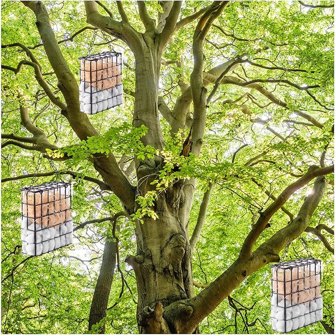 Bird Nesting Material Set Globe Humming Bird Nesters Hanging Bird House for Outdoor Wild Bird Nesting Station Cozy Resting Place, black (z33)