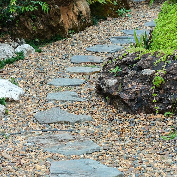 Aquarium Gravel, 20lbs Fish Tank Rocks, 1.2-2.4 inches | Aquascape Substrate for Turtle Tank, River Rocks, Safe for Aquariums, Terrariums
