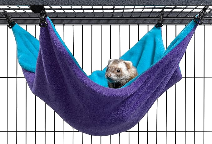 MidWest Homes for Pets Ferret Nation Large Hammock for Ferret Nation & Critter Nation Small Animal Cages | Measures 17L x 13W x 8H- inches