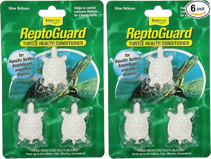Tetra TetraFauna ReptoGuard Turtle Health Conditioner, Slow-Release (19514) 3 Count (Pack of 2)
