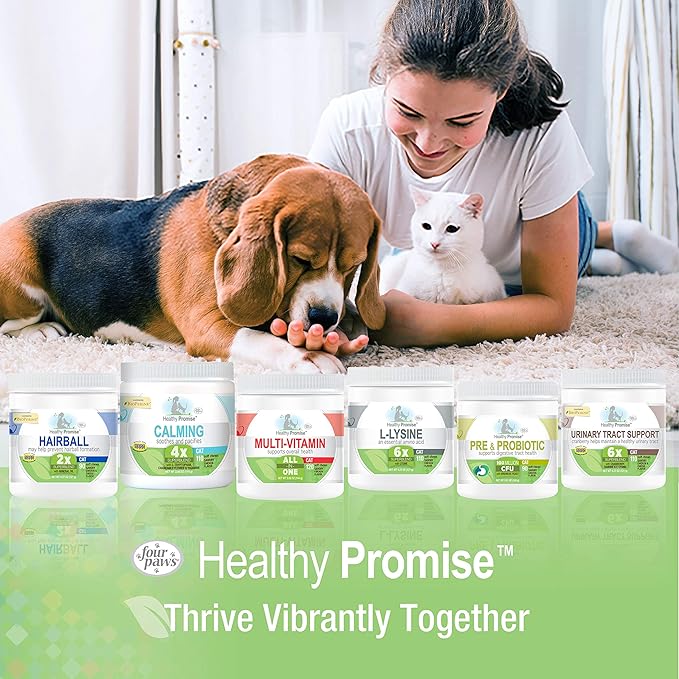 Four Paws Healthy Promise Cat Hairball Control Soft Chews 90 Count