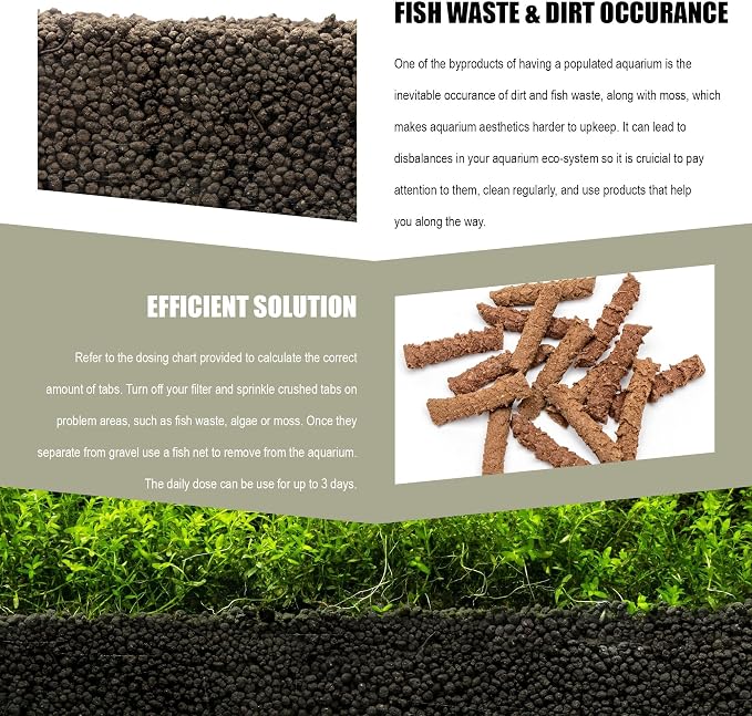 Dr. Tank Bottom Stick - Aquarium Plant Fertilizer Sticks for Aquatic Plants, Substrate Nutrients for Freshwater & Planted Tanks, Slow-Release Nutrients for Plant Growth, 15 Sticks - Energize Stick