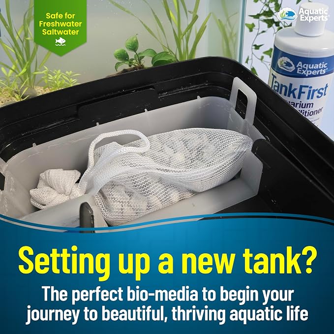 Aquatic Experts AquaMaze Aquarium Bio Media – 1L for Freshwater & Saltwater Tanks, Compatible with Canister, Sump & HOB Filters