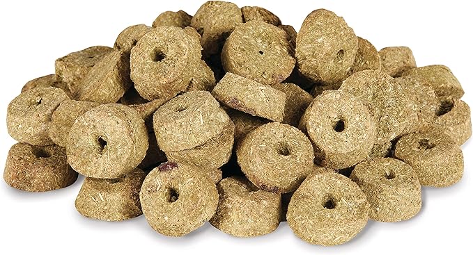 Kaytee Super C Bites Treat for Pet Guinea Pigs, Adult Rabbits, Chinchillas, and Other Small Animals, Cranberry and Orange, 4 oz (Pack of 2)