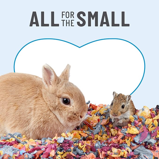 Kaytee Clean & Cozy Colors, Small Animal Bedding with Extreme Odor Control, Kaleidoscope, 49.2 Liters