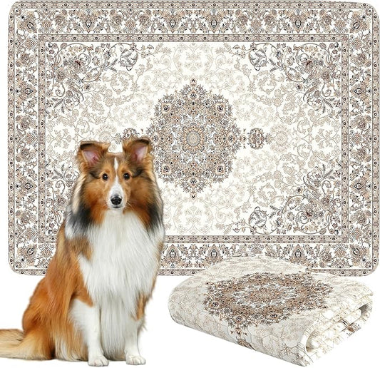 Dogcator Washable Pee Pads for Dogs, Reusable Dog Training Pads. 54''x72'' Super Absorbent Dog Rugs, Non-Slip and Leakproof Pee Mat for Dogs, Large Whelping Pads for Crates and Floors