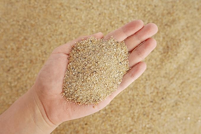 LANDEN Namale Aquarium Sand 2L(Approx 7 lbs), Super Natural Sand for Aquarium Landscaping, Cosmetic Sand for Fish Tank, Fine Grain Substrate for Freshwater or Blackwater Biotope Tank