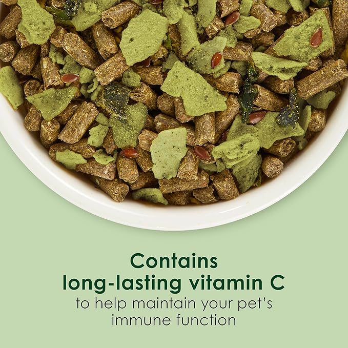 Kaytee Super C Greens, Daily Food Topper with Superfoods for Small Animal Pets, Contains Long-Lasting Vitamin C for Immune Support, 2.75 Ounces (Pack of 4)