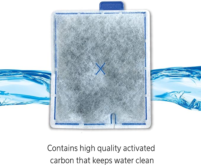 Aqueon Genuine Replacement Filter Cartridges for Filter Models 20, 30, 40, 50, and 75, and Canister Models 200, 300, and 400, Large, 15 Pack | Fish tank filter cartridge with activated carbon, rinse-install tab, change every 4 weeks, fits canister filt...
